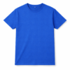 Vibrant royal blue T-shirt flat lay T- shirt